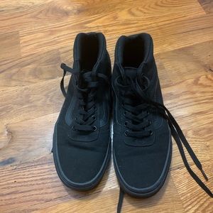 Vans all black sk8 Hi